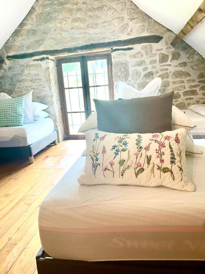 Вилла Domaine Du Bonheur En Pierre Avec Piscine, Proche Sarlat Carlux Экстерьер фото