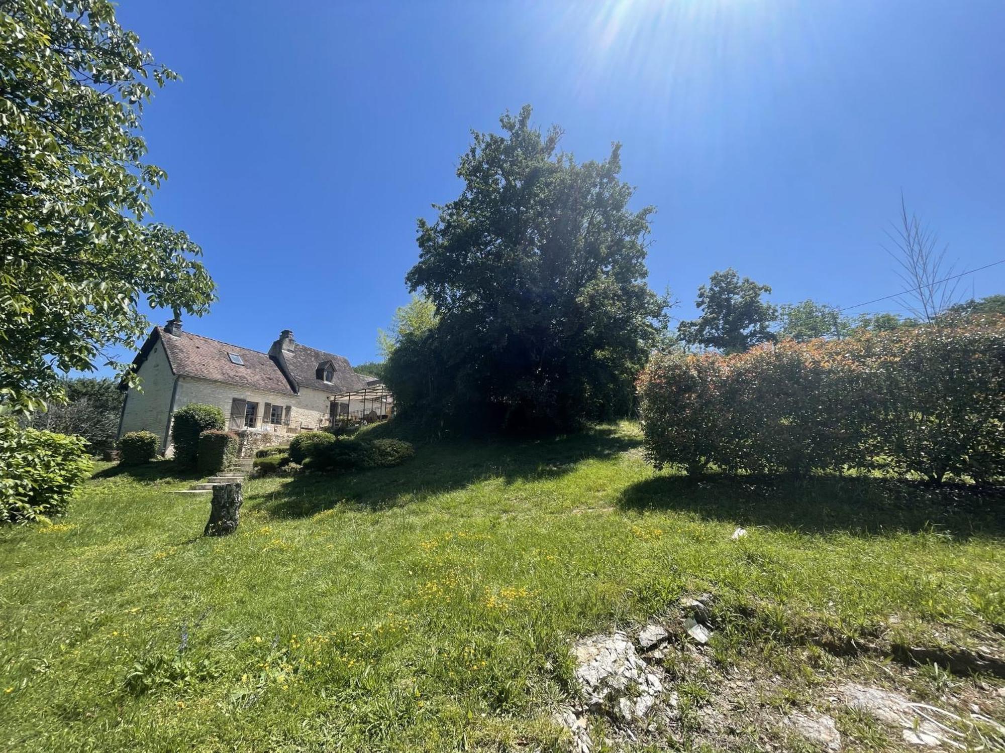 Вилла Domaine Du Bonheur En Pierre Avec Piscine, Proche Sarlat Carlux Экстерьер фото
